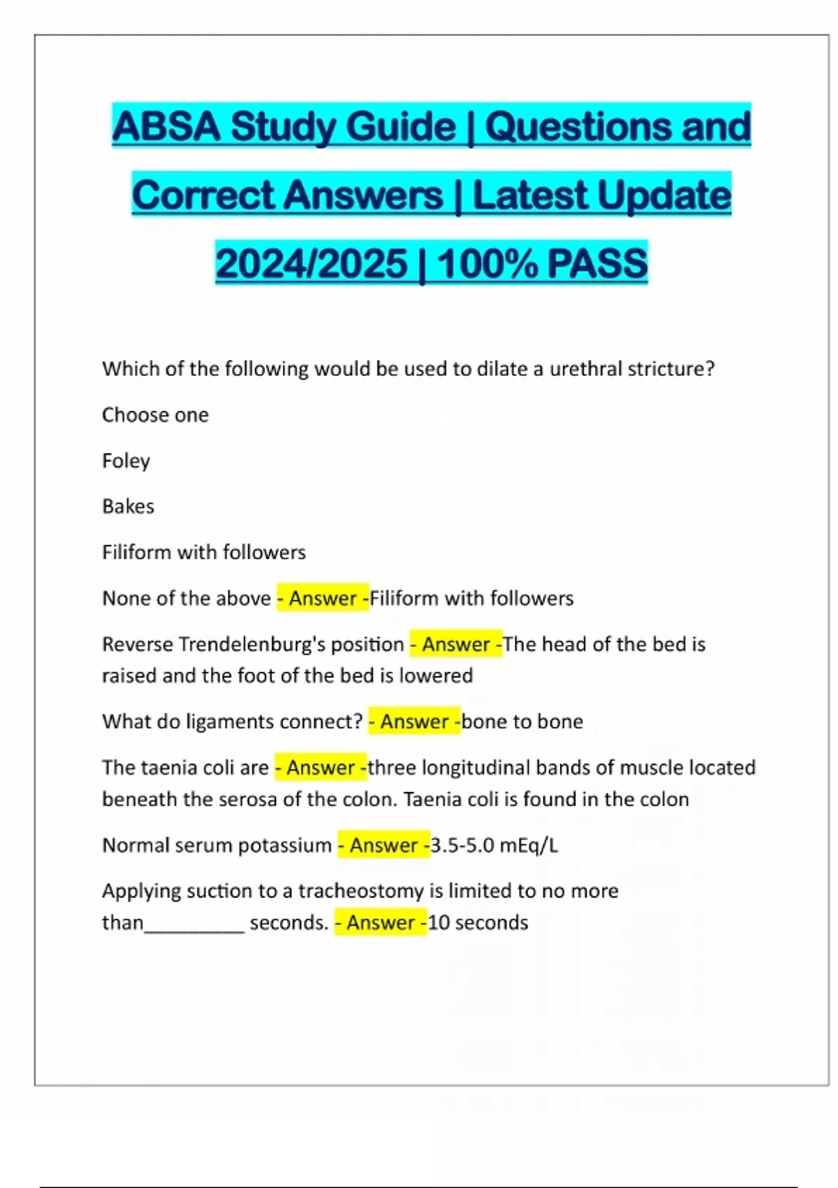 Absa Faqs.pdf ABSA STUDY GUIDE ACTUAL 2025/2026 QUESTIONS AND 100% CORRECT ANSWERS ...