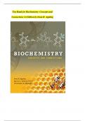 Test Bank for Biochemistry&colon; Concepts and Connections 1st Edition by Dean R&period; Appling&comma; All Chapters &vert;&vert;Complete A&plus; Guide