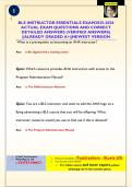 BLS INSTRUCTOR ESSENTIALS EXAM2025-2026 ACTUAL EXAM QUESTIONS AND CORRECT  DETAILED ANSWERS &lpar;VERIFIED ANSWERS&rpar;  &vert;&vert;ALREADY GRADED A&plus;&vert;&vert;NEWEST VERSION