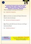 BLS INSTRUCTOR2025-2026 ACTUAL EXAM  QUESTIONS AND CORRECT DETAILED  ANSWERS &lpar;VERIFIED ANSWERS&rpar; &vert;&vert;ALREADY  GRADED A&plus;&vert;&vert;NEWEST VERSION