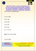 MED TECH TEST- STUDY GUIDE2025-2026 ACTUAL EXAM QUESTIONS AND CORRECT  DETAILED ANSWERS &lpar;VERIFIED ANSWERS&rpar;  &vert;&vert;ALREADY GRADED A&plus;&vert;&vert;NEWEST VERSION