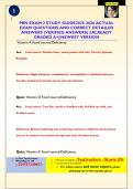 PRN EXAM 2 STUDY GUIDE2025-2026 ACTUAL  EXAM QUESTIONS AND CORRECT DETAILED  ANSWERS &lpar;VERIFIED ANSWERS&rpar; &vert;&vert;ALREADY  GRADED A&plus;&vert;&vert;NEWEST VERSION