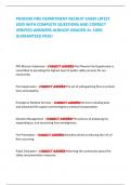 PHOENIX FIRE DEPARTMENT RECRUIT EXAM LATEST 2025 WITH COMPLETE QUESTIONS AND CORRECT VERIFIED ANSWERS ALREADY GRADED A&plus; 100&percnt; GUARANTEED PASS&excl;          