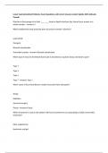 Lower Gastrointestinal Problems- Exam Questions and Correct Answers Latest Update 2025 &lpar;Already Passed&rpar;