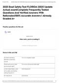 2025 Boat Safety Test FLORIDA &vert;2025 Update Actual exam&vert;Complete Frequently Tested Questions And Verified Answers With Rationales&vert;100&percnt; Accurate Answers &vert; Already Graded A&plus;