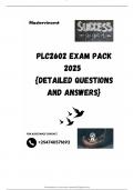 PLC2602 EXAM PACK 2025  &lbrace;DETAILED QUESTIONS AND ANSWERS&rcub;