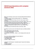 CECE Exam Questions with complete solutions 2025