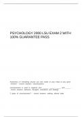 psychology 2000 LSU exam 2