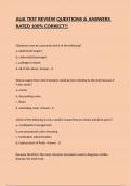 AUA TEST REVIEW QUESTIONS & ANSWERS RATED 100&percnt; CORRECT&excl;&excl;
