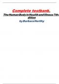 &lpar;Test Bank&rpar; for The Human Body in Health and Illness 7th Edition by Herlihy