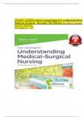 Davis Advantage for Understanding Medical-Surgical Nursing 7th Edition STUDY GUIDE By Williams & Hopper All 57 Chapters Covered&comma; Verified Latest Edition