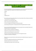 CLC PRACTICE EXAM &num;7 QUESTIONS WITH ANSWERS UPDATED