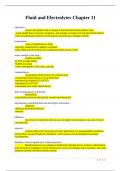 Fluid and Electrolytes Chapter 11