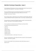 NUR 205&colon; Final Exam Preparation - Exam 3