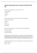 Hondros Nursing Classes&colon; Key Concepts for NUR 205 & NUR 200