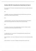 Hondros NUR 205&colon; Comprehensive Study Notes for Exam 2