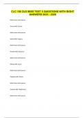 CLC 106 OLE MISS TEST 5 QUESTIONS WITH RIGHT ANSWERS 2025 - 2026