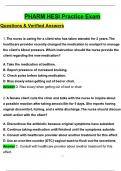 Pharm HESI Practice Exam 2025 QUESTIONS AND CORRECT DETAILED ANSWERS ALREADY GRADED A&plus; &lpar;BRAND NEW 2025 &sol; 2026 &lbrack;NEXT GEN&rsqb;