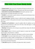 PRN 1032 Final Exam Study Guide 2025 Latest Questions and Answers &lpar;2025 &sol; 2026&rpar; &lpar;Verified Answers&rpar;
