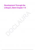 Development Through the Lifespan&comma; Berk Chapter 1-5