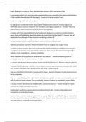 Lower Respiratory Problems- Exam Questions and Answers 100&percnt; Guaranteed Pass 
