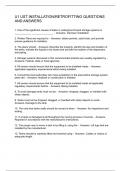 U1 UST INSTALLATION-RETROFITTING QUESTIONS AND ANSWERS