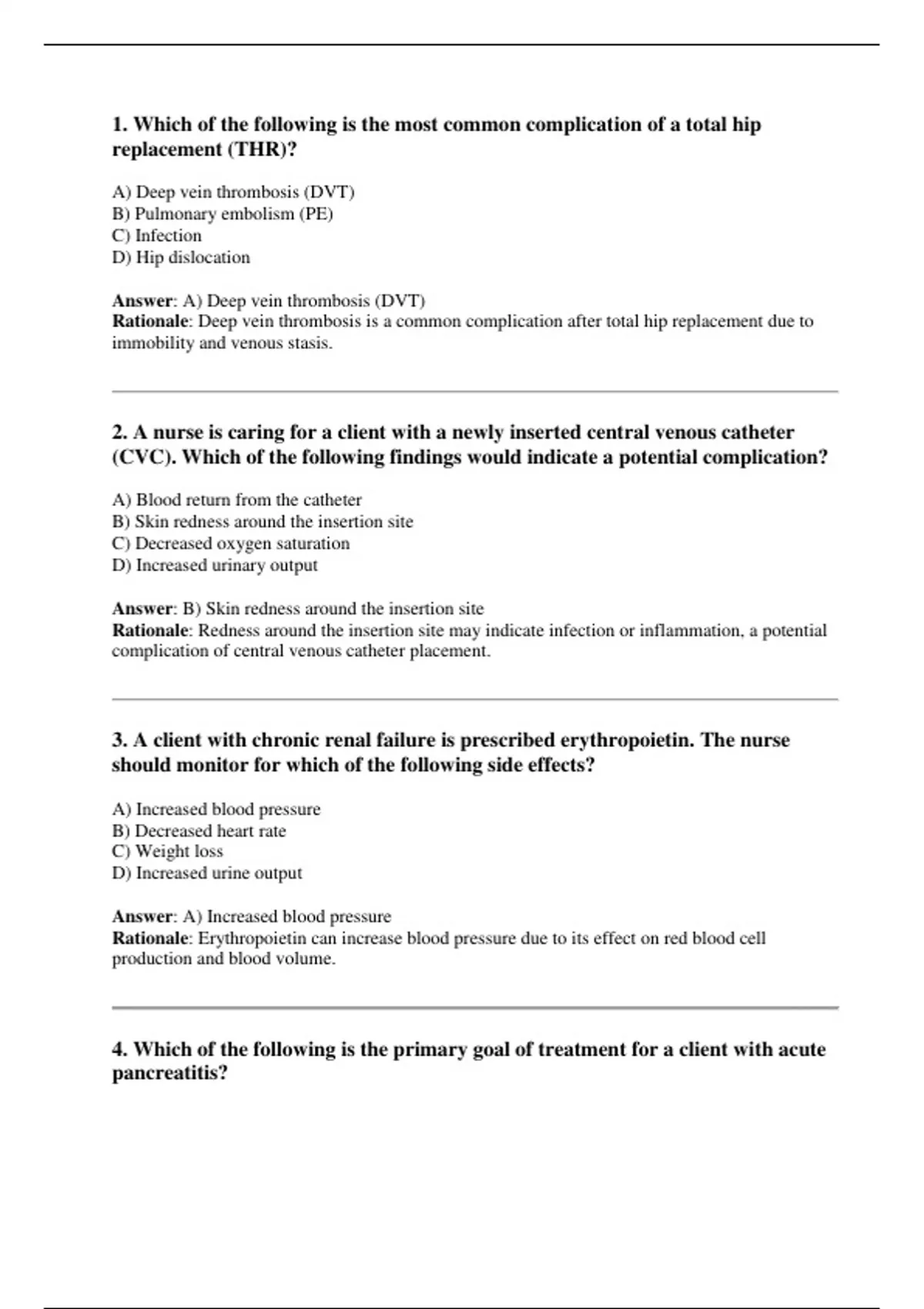 2025 Medical Surgical ATI Proctored Exam: NGN Questions and Top-Scoring ...