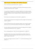 SAT Practice Test-Math with Verified Answers