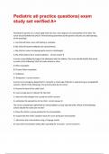 Pediatric ati practice questions exam study set verified A&plus;Pediatric ati practice questions exam study set verified A&plus;Pediatric ati practice questions exam study set verified A&plus;Pediatric ati practice questions exam study set verified A&plus;Pediatric ati pract