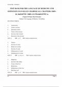 Test Bank - Medical Terminology Online for The Language of Medicine&comma; 13th Edition &lpar; Davi-Ellen Chabner-2024&rpar; All Chapters&vert;&vert; Newest Edition