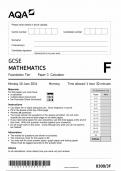 AQA GCSE MATHEMATICS PAPER 3f question PAPER 2024 &lpar;8300&sol;3f&rpar;