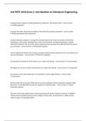 LSU PETE 1010 Exam 1&colon; Introduction to Petroleum Engineering
