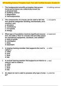 BPI Building Science Principles Exam Test with Verified Answers Graded A&plus;