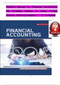 Solution Manual For Financial Accounting&comma; Canadian Edition&comma; 7th Edition by Libby&comma; Hodge&comma; Verified Chapters 1 - 13&comma; Complete Newest Version