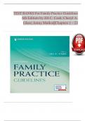 TEST BANKS For Family Practice Guidelines&comma; 6th Edition by Jill C&period; Cash&semi; Cheryl A&period; Glass&comma; Verified Chapters 1 - 23&comma; Complete Newest Version