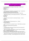 Orthotic CPM Exam Questions with Complete Solutions