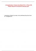 Comprehensive i-Human Case Week &num;10 &colon; A 13Year-Old Patient Reason For Encounter testicular pain