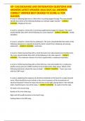 ATI- GAS EXCHANGE AND OXYGENATION QUESTIONS AND ANSWERS LATEST UPDATED 2024&sol;2025 ALL ANSWERS CORRECT VERIFIED BEST GRADED TO SCORE A&plus; FOR SUCCESS