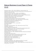 A-Level Edexcel Paper 3 Biology US Politics essay plans Exam 2025&sol;2026 Questions With Completed & Verified Solutions&period; ALL BUNDLED HERE&excl;&excl;&excl;