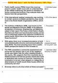 NURS 4465 Quiz 1 with Verified Answers 100&percnt; Pass