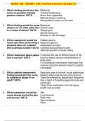 NURS-108 - EXAM 1 with Verified Answers Graded A&plus;