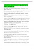 MPOETC TEST REVIEW QUESTIONS AND ANSWERS