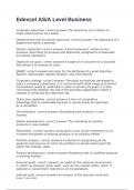 Edexcel AS&sol;A Level Business  exam  with correct answers 2024 Graded A&plus;