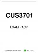 CUS3701 MCQ  EXAM PACK 2026