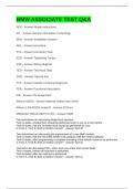 BMW ASSOCIATE TEST Q&A