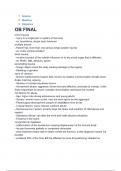 Science Medicine Obstetrics OB FINAL &lpar;Latest 2024&sol; 2025 Update&rpar; Questions and Verified Answers&vert; 100&percnt; Correct&vert; Grade A