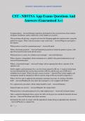 CST - NBSTSA App Exams Questions And Answers &lpar;Guaranteed A&plus;&rpar;