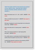 PIPEFITTER NCEER CERTIFICATION EXAM 2024&sol;2025 NEWEST&sol;  ACTUAL COMPLETE REAL QUESTIONS AND CORRECT  DETAILED ANSWERS &lpar;VERIFIED ANSWERS&rpar; ALREADY  GRADED A&plus;&period;