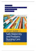 Test Bank Safe Maternity & Pediatric Nursing Care Second Edition by Luanne Linnard-Palmer Chapter 1-38&vert;Complete Guide A&plus;