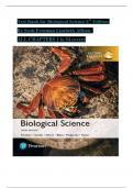 TEST BANK For Biological Science, 6th Edition (Scott Freeman, Lizabeth A. Allison ) | Verified Chapter's 1 - 54 | Complete